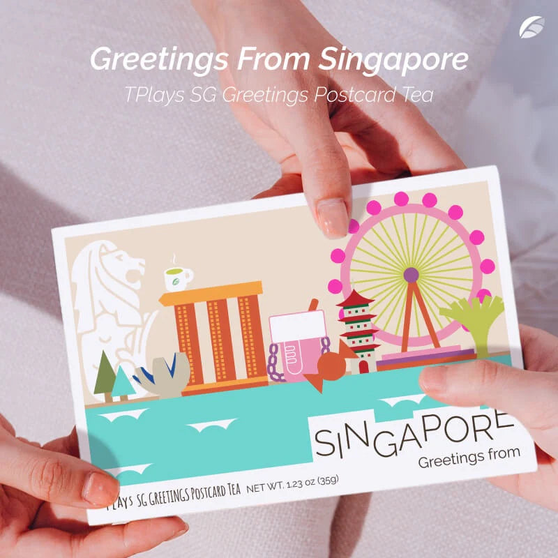 Singapore Greetings Postcard Tea (Classic Design)