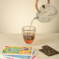 Let it steep for around 2 minutes, then enjoy.