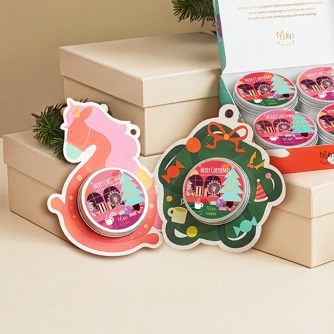 Christmas Tree Tea BonBon Set