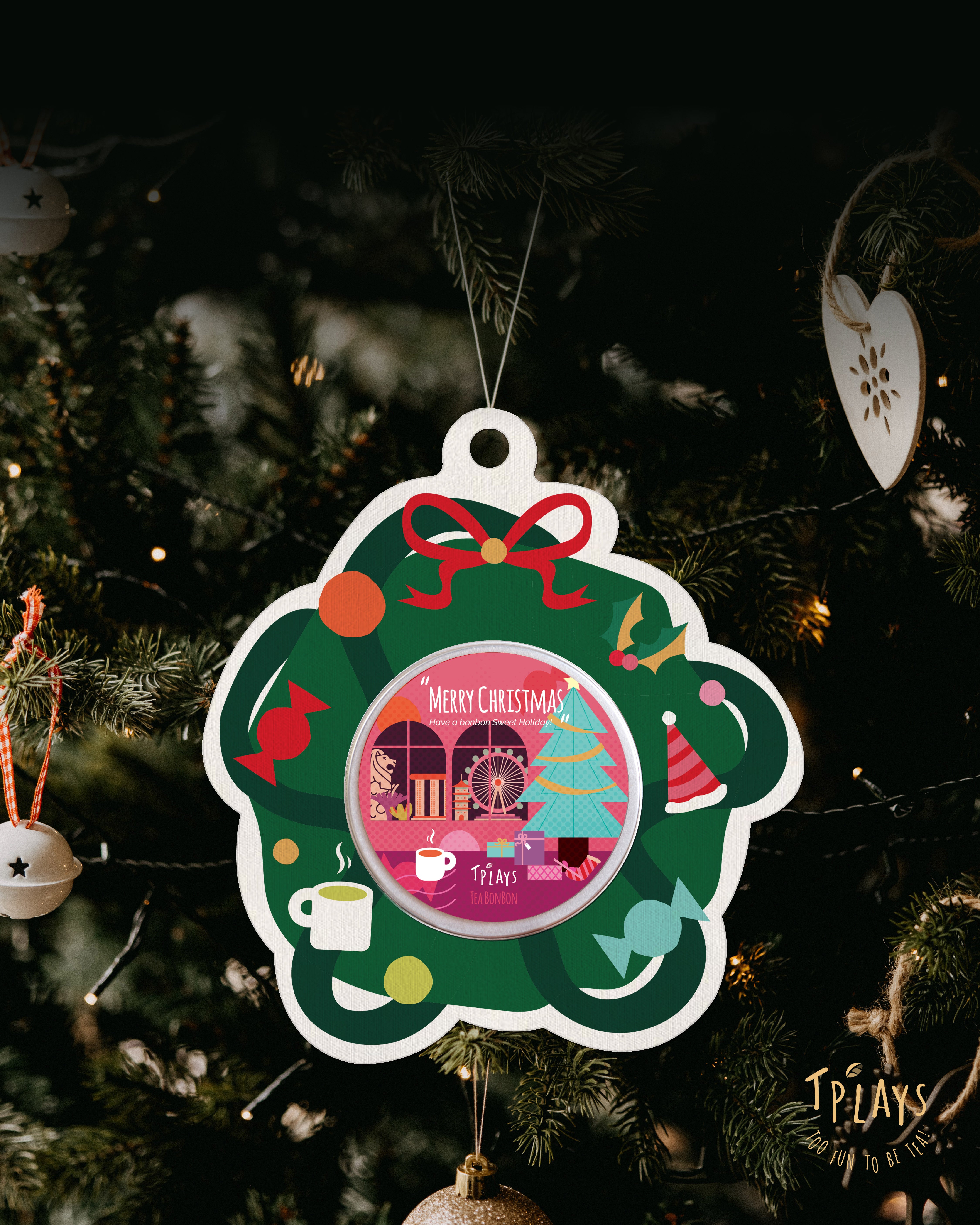 Christmas Tree Tea BonBon Set