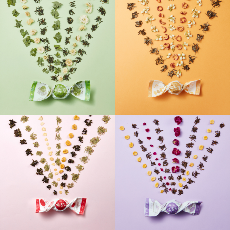 Pick your mood and choose a Tea BonBon from the tin.